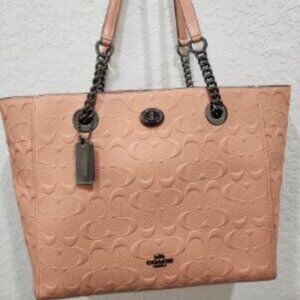 Coach Chain Tote Handbag